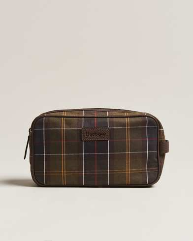 Mies | Barbour | Barbour Lifestyle | Tartan And Leather Washbag Classic Tartan