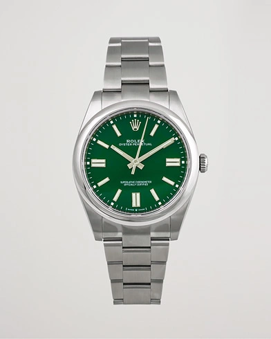 Käytetty |  | Rolex Pre-Owned | Oyster Perpetual 41 Green Steel