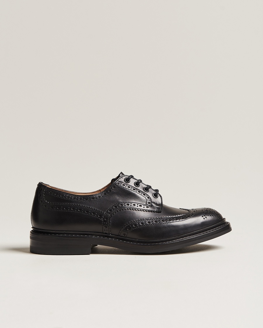 Tricker's Bourton Country Brogues Black Calf – Musta