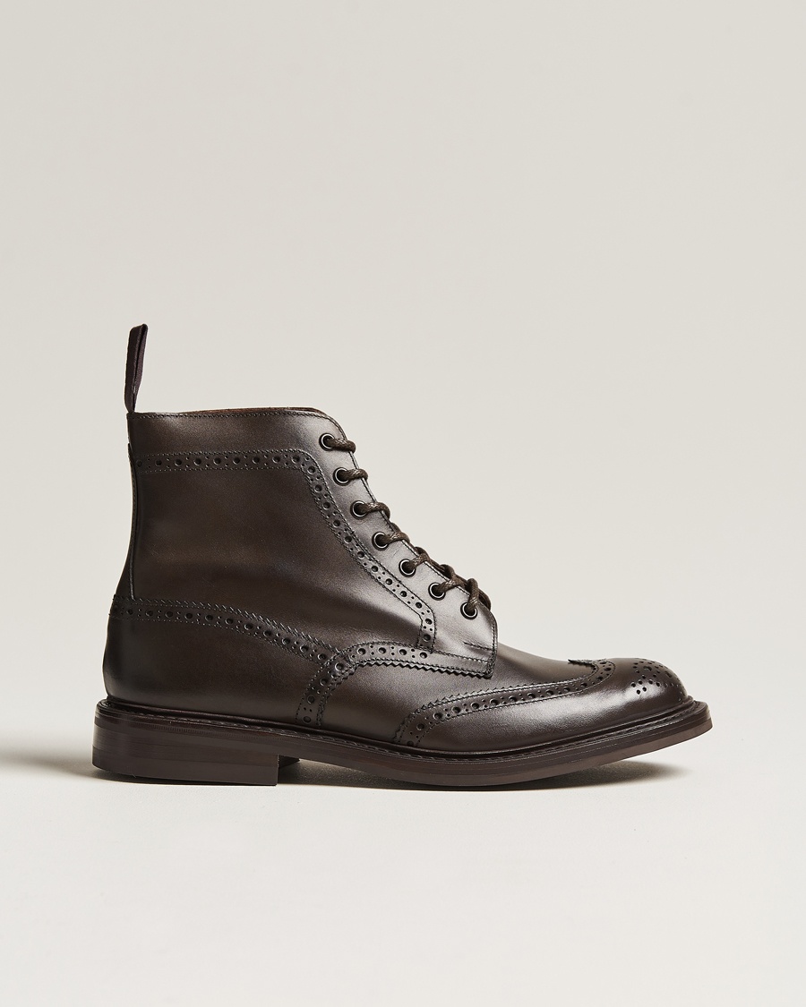 Tricker's Stow Dainite Country Boots Espresso Calf – Ruskea