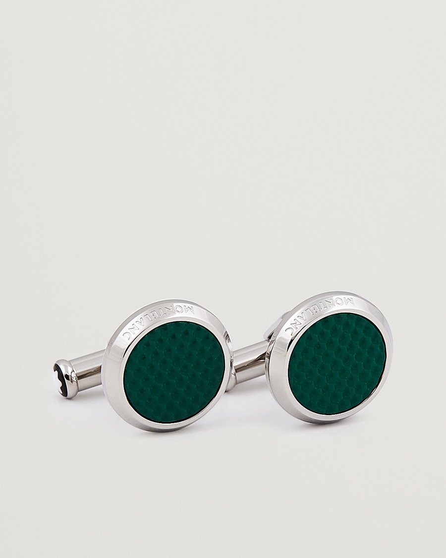 Montblanc Cufflinks Meisterstück Green Steel – Vihreä