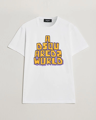 Mies | Dsquared2 | Dsquared2 | Cool Fit Logo Crew Neck T-Shirt White