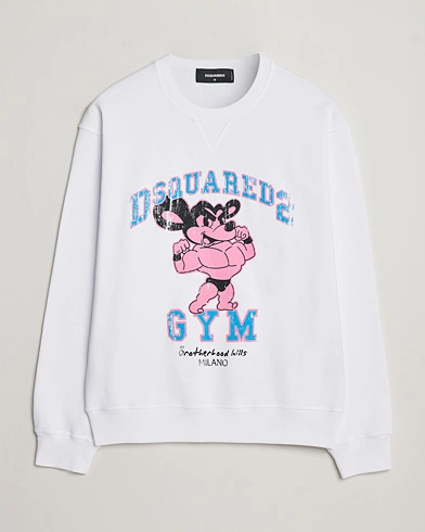 Mies | Dsquared2 | Dsquared2 | Cool Fit Crew Neck Sweatshirt White