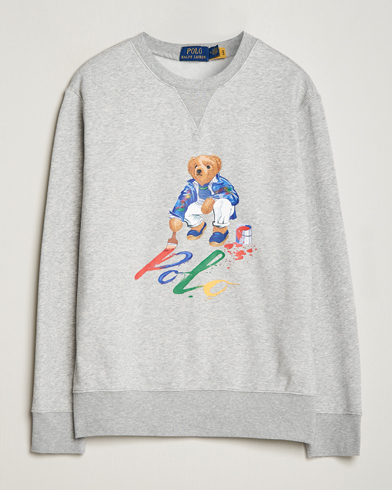 Mies |  | Polo Ralph Lauren | Printed Bear Crew Neck Sweatshirt Andover Heather