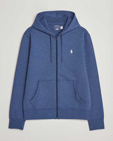 Mies |  | Polo Ralph Lauren | Double Knitted Full-Zip Hoodie Blue Heather