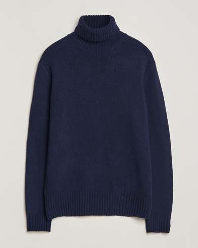 Mies |  | Polo Ralph Lauren | Wool/Cashmere Knitted Rollneck Hunter Navy