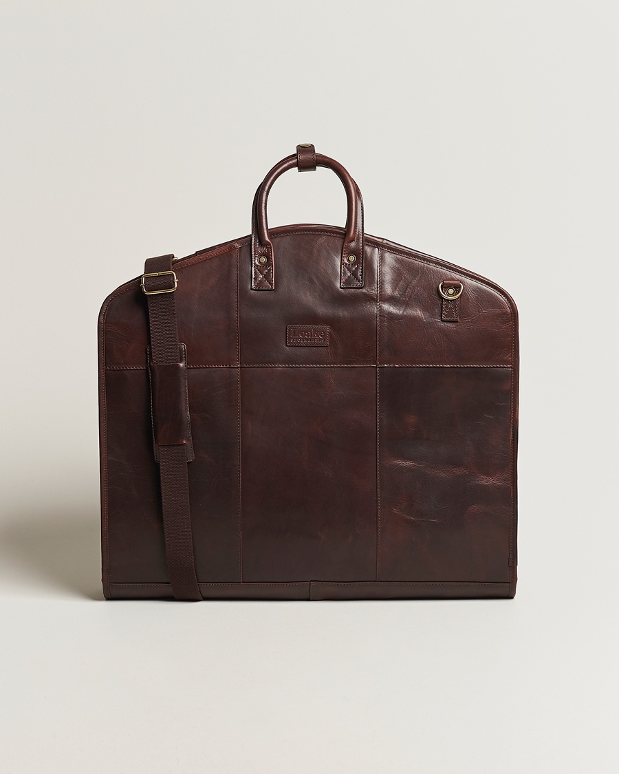 Loake Shoemakers London Leather Suit Carrier Brown – Ruskea