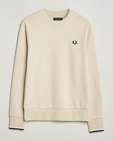 Mies |  | Fred Perry | Crew Neck Sweatshirt Oatmeal