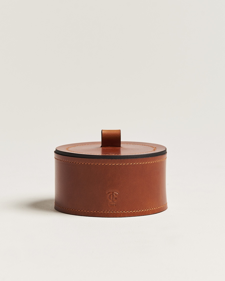 Tärnsjö Garveri Small Leather Box 002 Light Brown – Ruskea