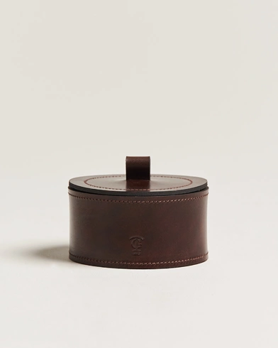 Mies |  | Tärnsjö Garveri | Small Leather Box 002 Dark Brown