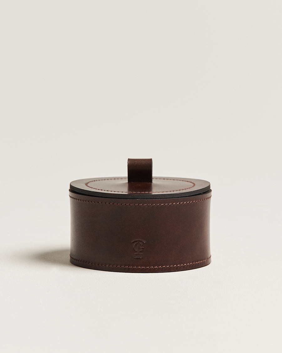 Tärnsjö Garveri Small Leather Box 002 Dark Brown – Ruskea