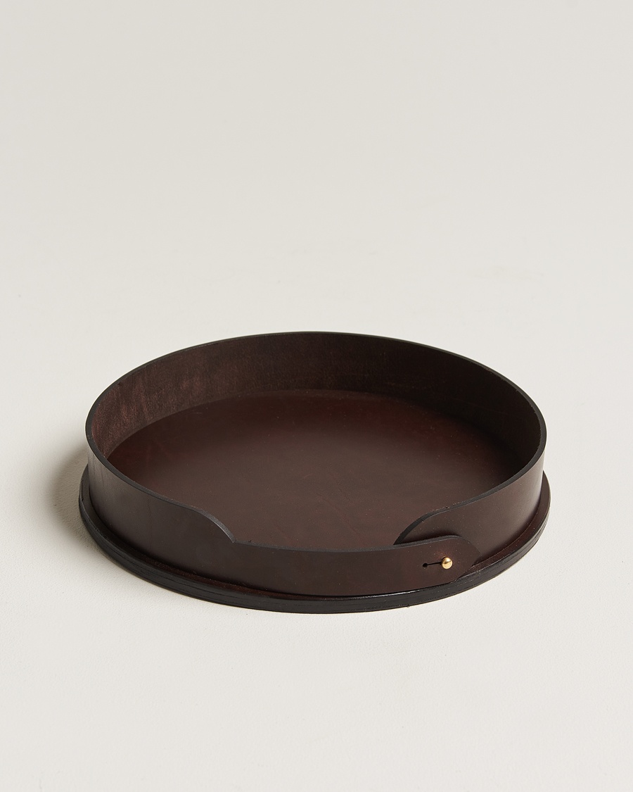 Tärnsjö Garveri Leather Tray 007 Dark Brown – Ruskea