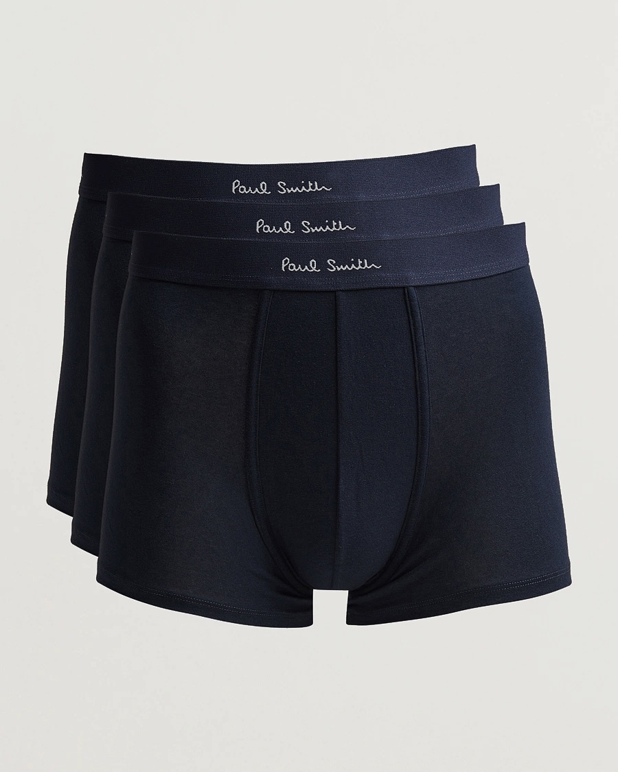 Paul Smith 3-Pack Trunk Navy – Sininen