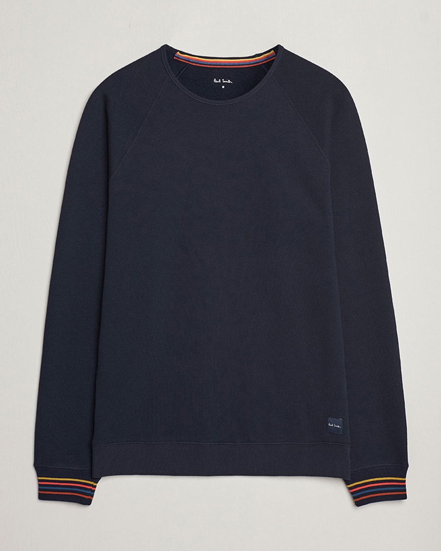 Paul Smith Artist Rib Crew Neck Sweatshirt Navy – Sininen