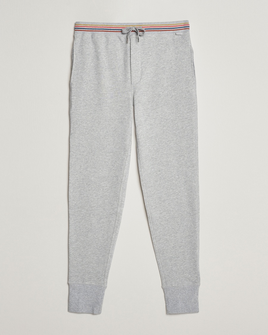 Paul Smith Artist Rib Sweatpants Grey Melange – Harmaa