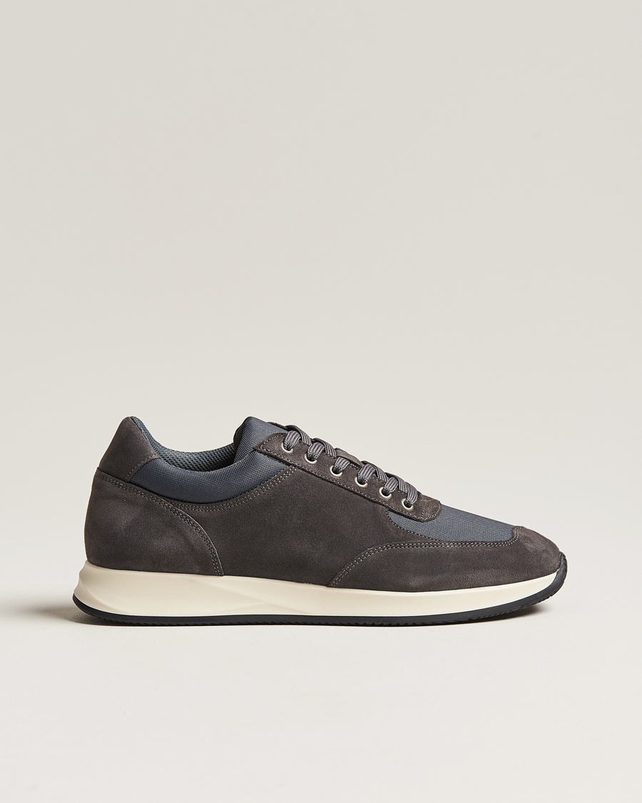 Myrqvist Stensund Running Sneaker Dark Grey Suede – Harmaa