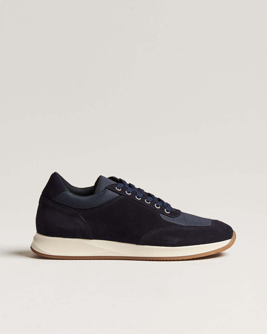 Myrqvist Stensund Running Sneaker Navy Suede – Sininen