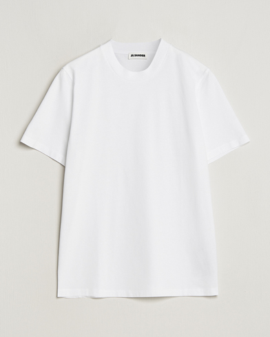 Mies | Jil Sander | Jil Sander | Round Collar Simple T-Shirt White
