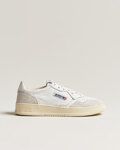 Mies | Tennarit | Autry | Medalist Low Goat/Suede Sneaker White/Grey
