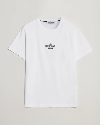 Mies |  | Stone Island | Archivio Print T-Shirt White