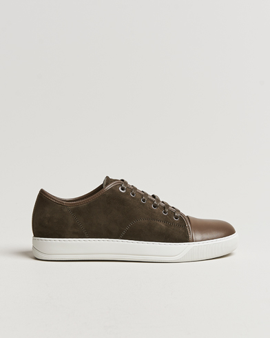 Mies |  | Lanvin | Nappa Cap Toe Sneaker Khaki