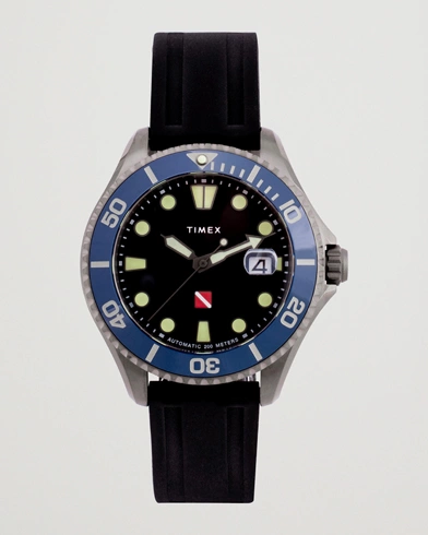 Mies |  | Timex | Deep Water Tiburón Automatic 44mm Black Dial