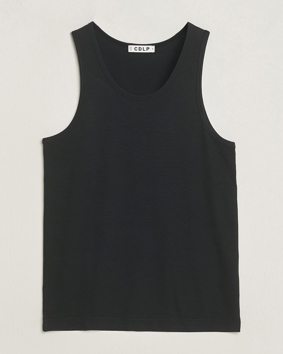 CDLP Rib Tank Top Off Black – Musta