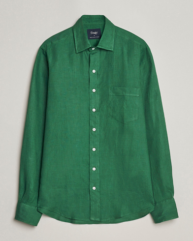  Linen Summer Shirt Green
