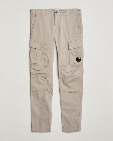 Mies |  | C.P. Company | Satin Stretch Cargo Pants Beige