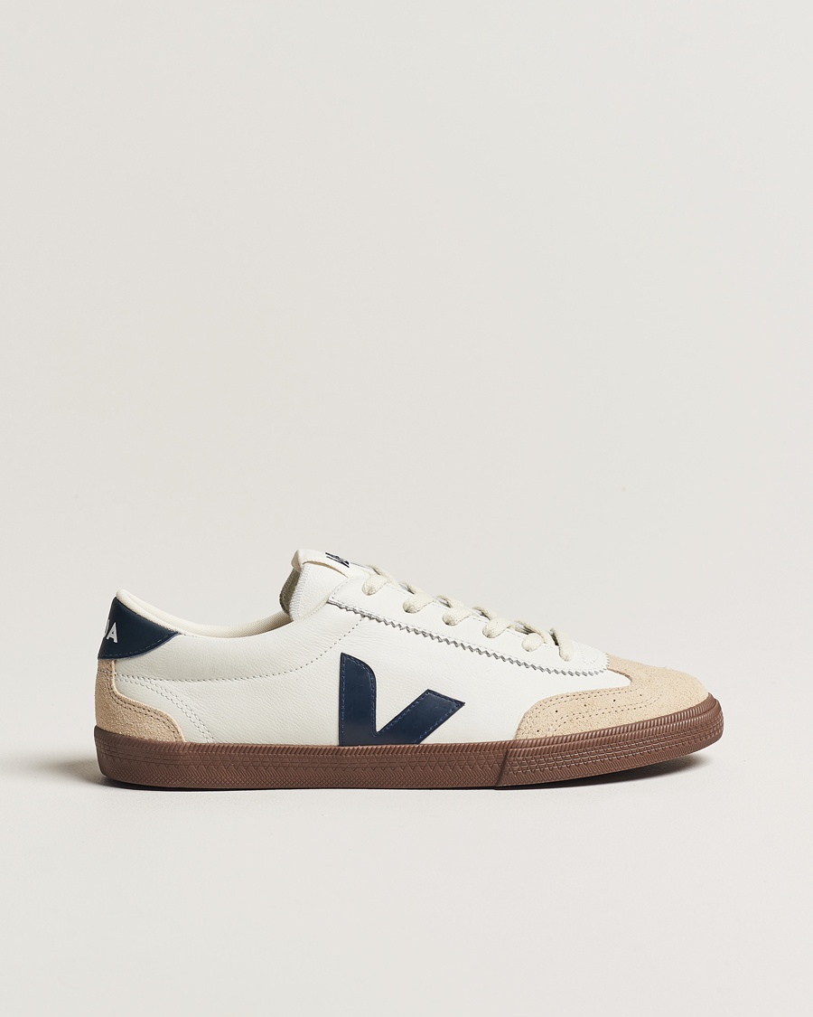 Veja Volley Sneaker White/Nautico Bark – Valkoinen