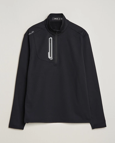 Mies |  | RLX Ralph Lauren | Luxury Jersey Half Zip Polo Black