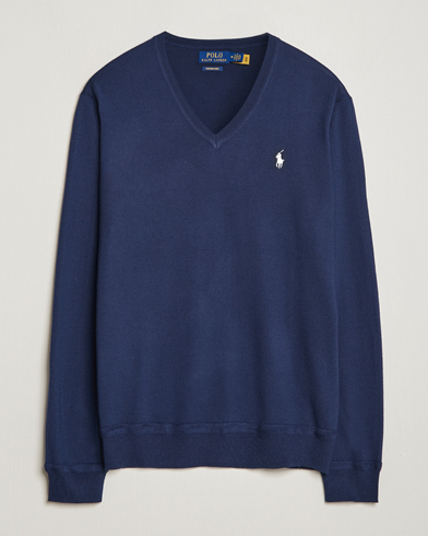 Mies | Polo Ralph Lauren Golf | Polo Ralph Lauren Golf | Wool Knitted V-Neck Sweater Refined Navy