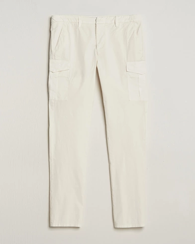 Mies |  | Dondup | Eddie Cargo Pants Off White