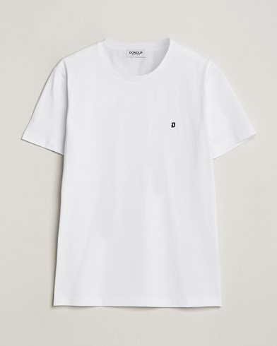 Mies |  | Dondup | Logo Crew Neck T-Shirt White