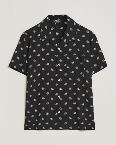 Mies |  | A.P.C. | Lloyd Printed Paisley Resort Shirt Black