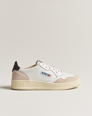 Mies | Tennarit | Autry | Medalist Low Leather/Suede Sneaker White/Black
