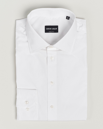 Mies | Bisnespaidat | Giorgio Armani | Slim Fit Dress Shirt White