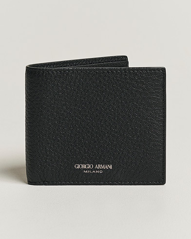 Mies | Giorgio Armani | Giorgio Armani | Grain Leather Wallet Black Calf
