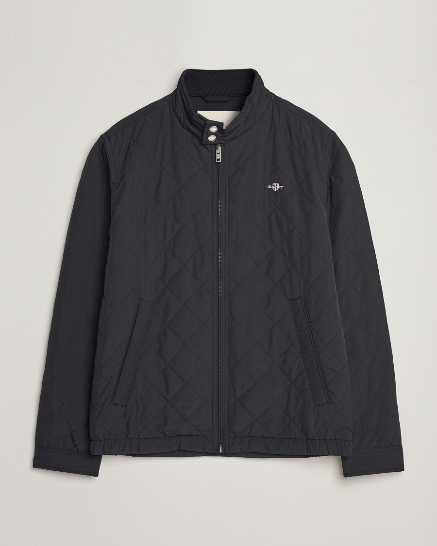 Gant The Quilted Windcheater Black – Musta