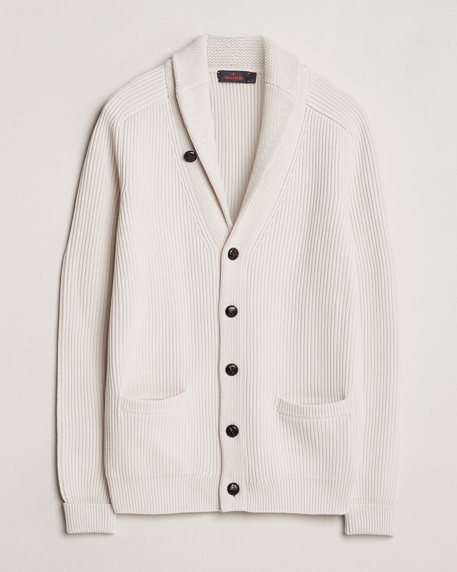 Morris Brayden Shawl Cardigan White – Valkoinen