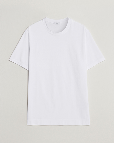 Mies |  | Boglioli | Garment Dyed T-Shirt White