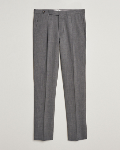 Mies |  | PT01 | Gentleman Fit Wool Stretch Trousers Medium Grey