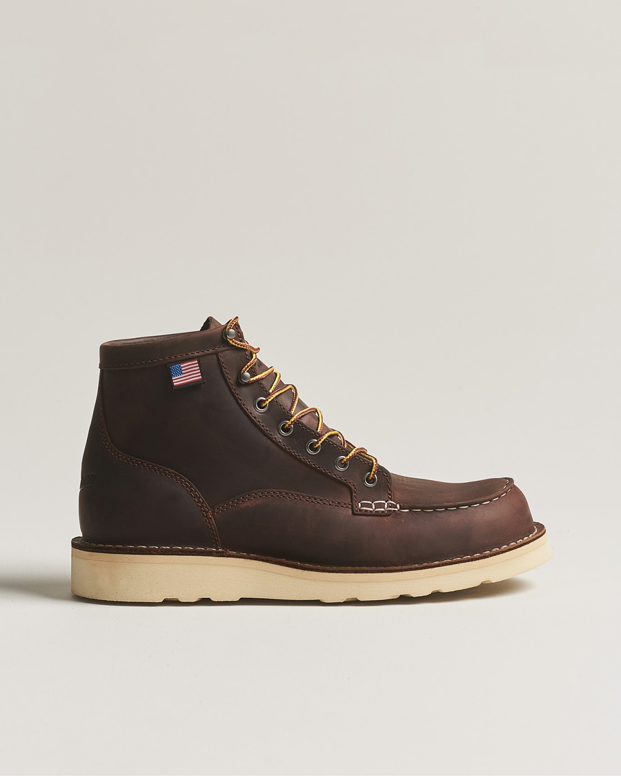 Danner Bull Run Leather Moc Toe Boot Brown – Ruskea
