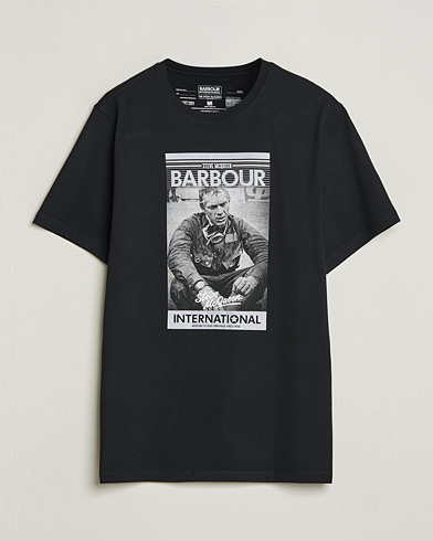Mies |  | Barbour International | Mount Steve McQueen T-Shirt Black