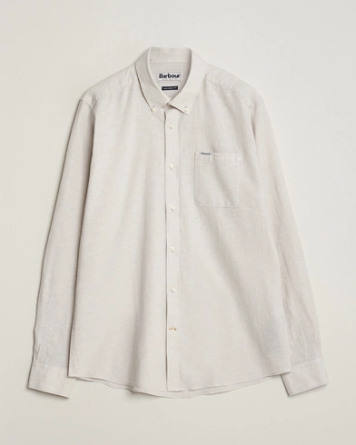  Nelson Linen/Cotton Button Down Shirt Mist