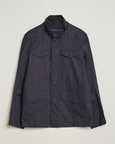 Mies |  | Herno | Lightwieght Cotton Field Jacket Navy