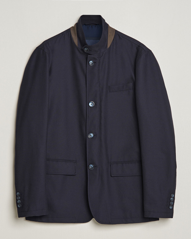 Mies |  | Herno | Cotton/Cashmere City Jacket Navy