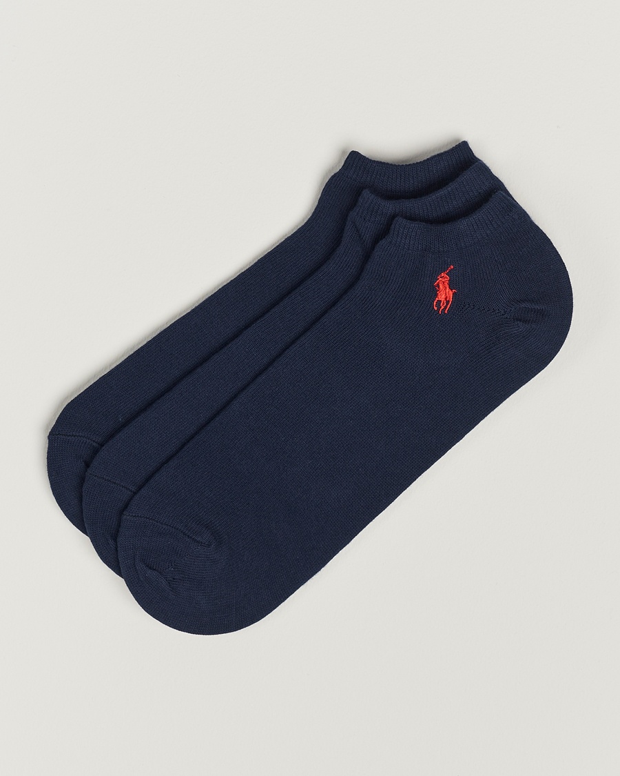 Polo Ralph Lauren 3-Pack Ghost Sock Navy – Sininen
