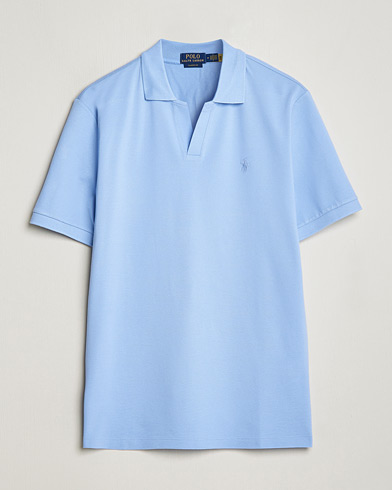 Classic Fit Open Collar Stretch Polo Austin Blue