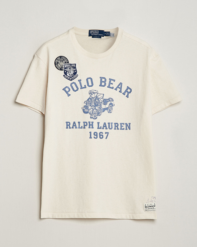 Mies | T-paidat | Polo Ralph Lauren | Graphic Printed Crew Neck T-Shirt Deckwash White